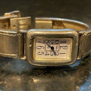Vintage Obrey Paris solid silver watch